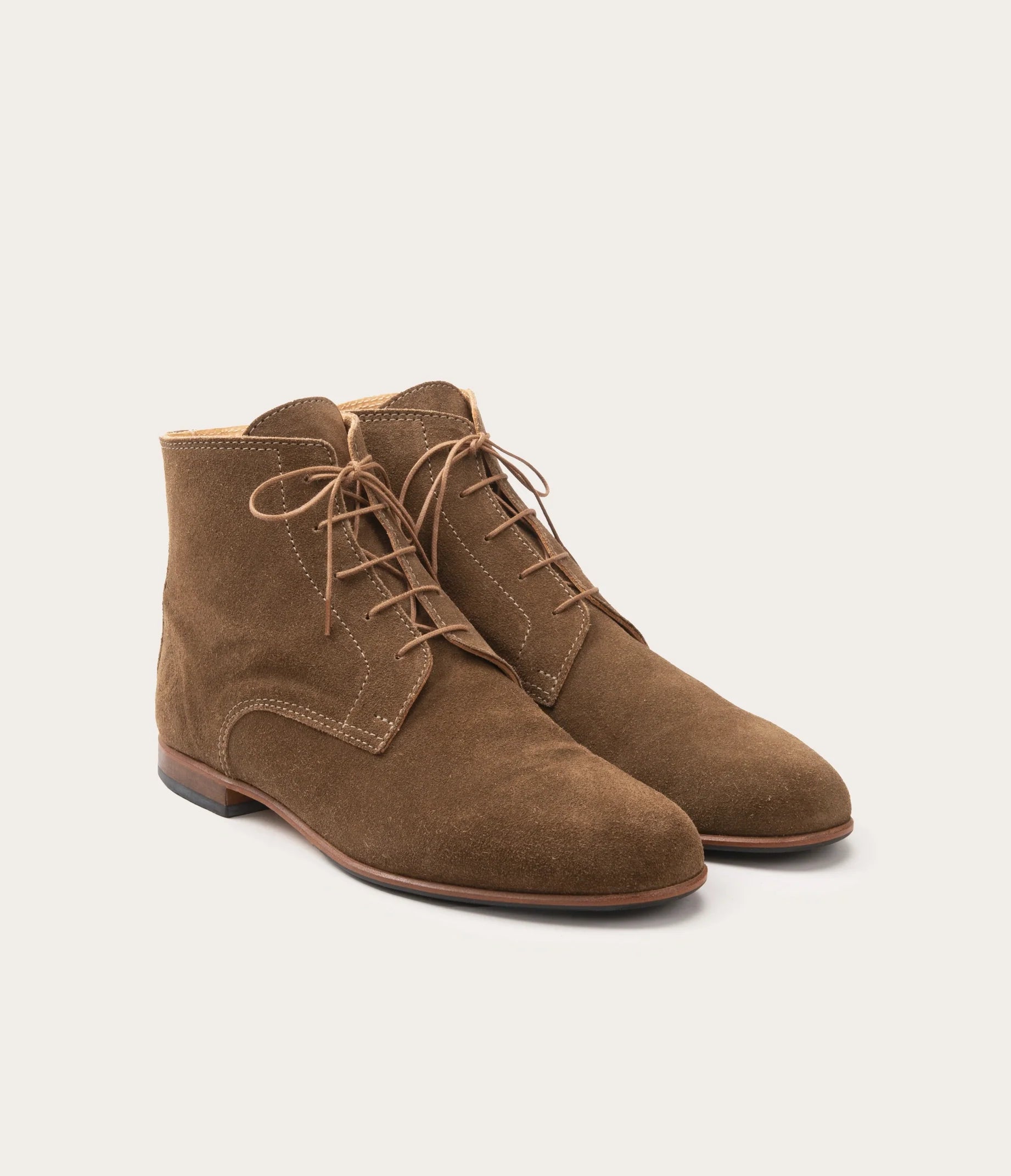 Albert Bottine Velours Taupe