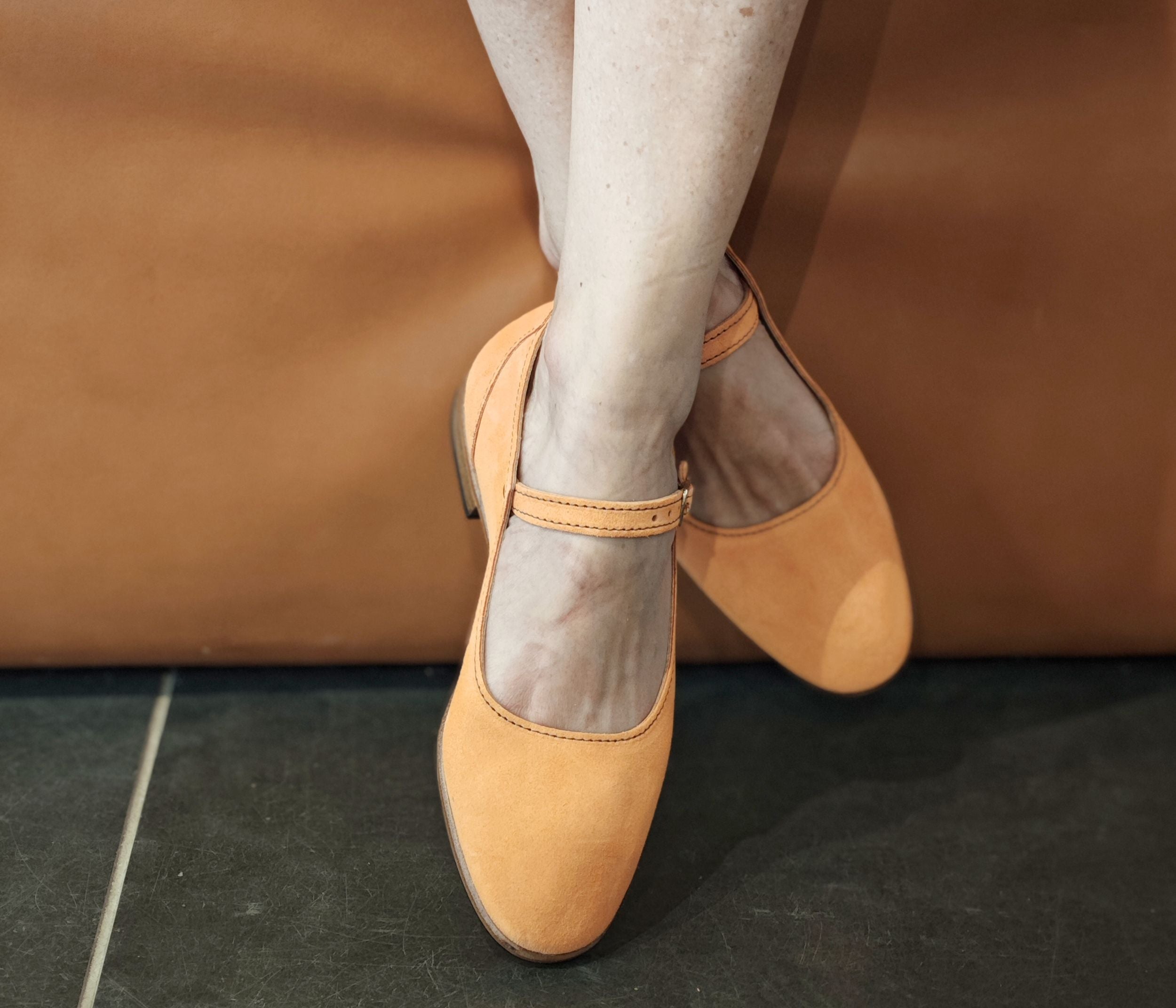 Jeanne, Babie Velours Mandarine