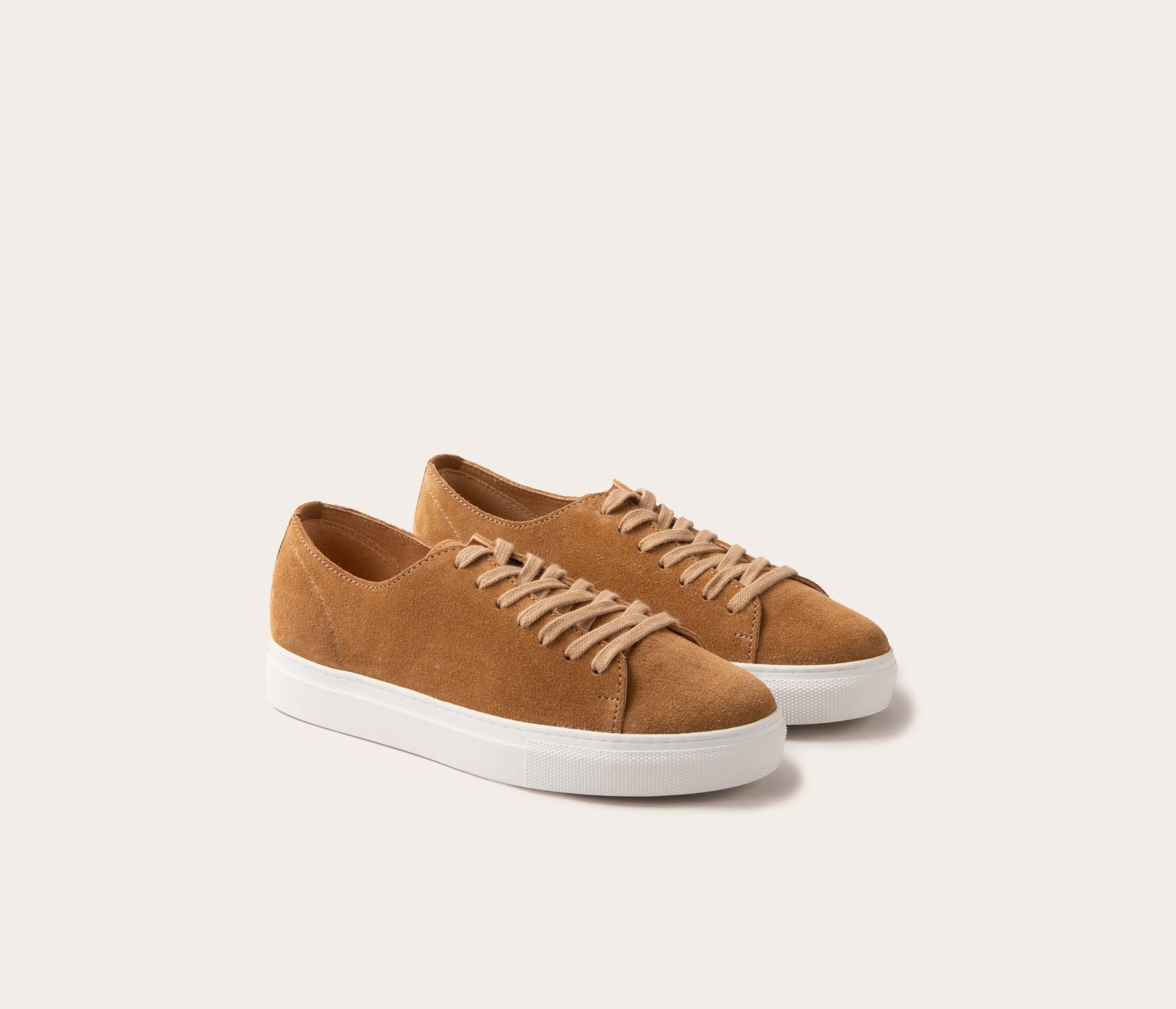 Baskets Velours Havane