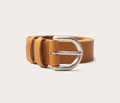 Ceinture 25mm naturel boucle argent