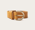 Ceinture 25mm naturel boucle or