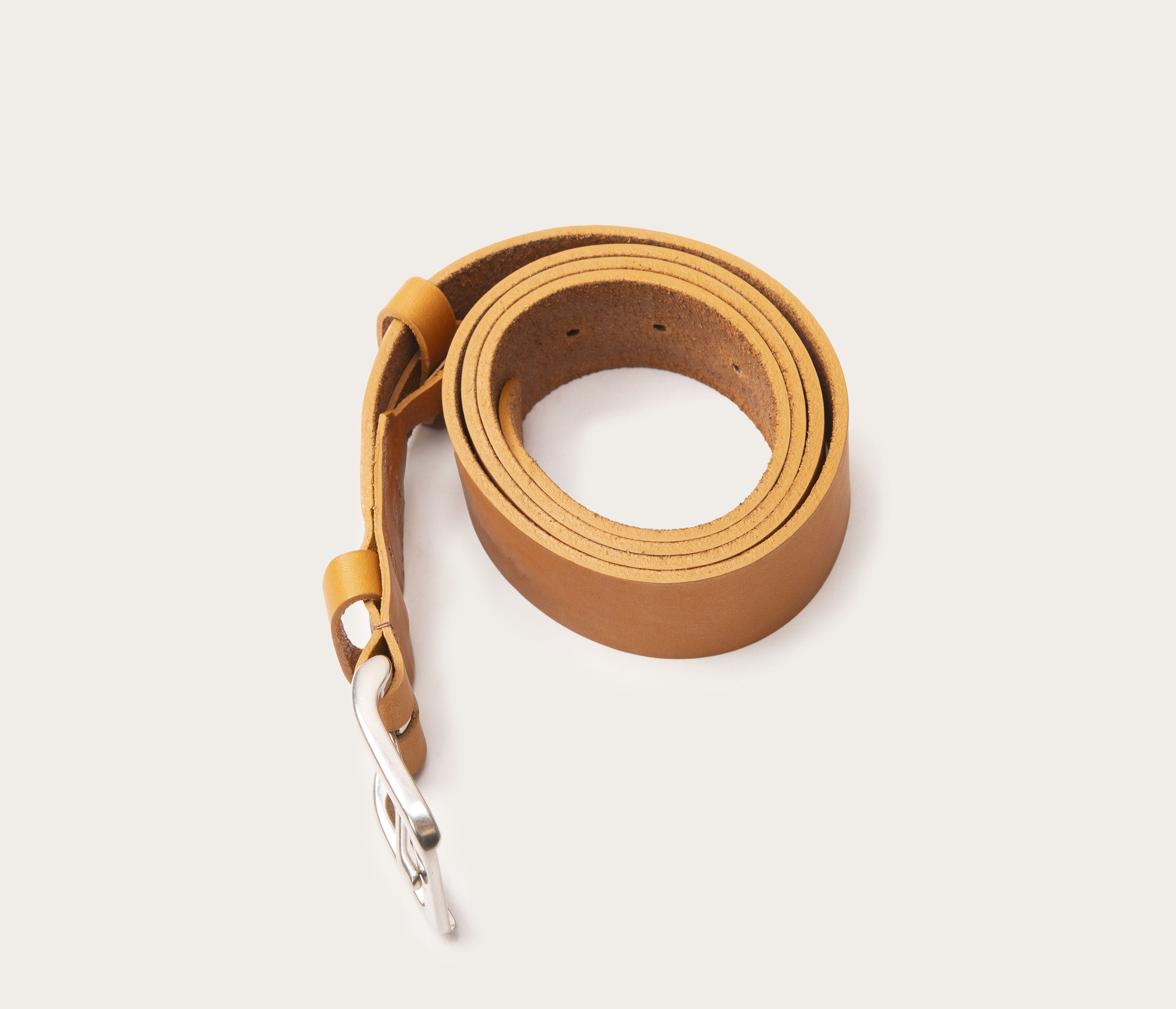 Ceinture 35mm naturel boucle argent