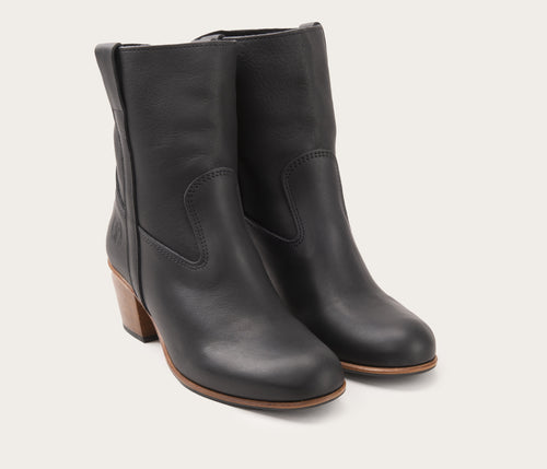 Céleste Bottine Souple Noir - Prix Doux