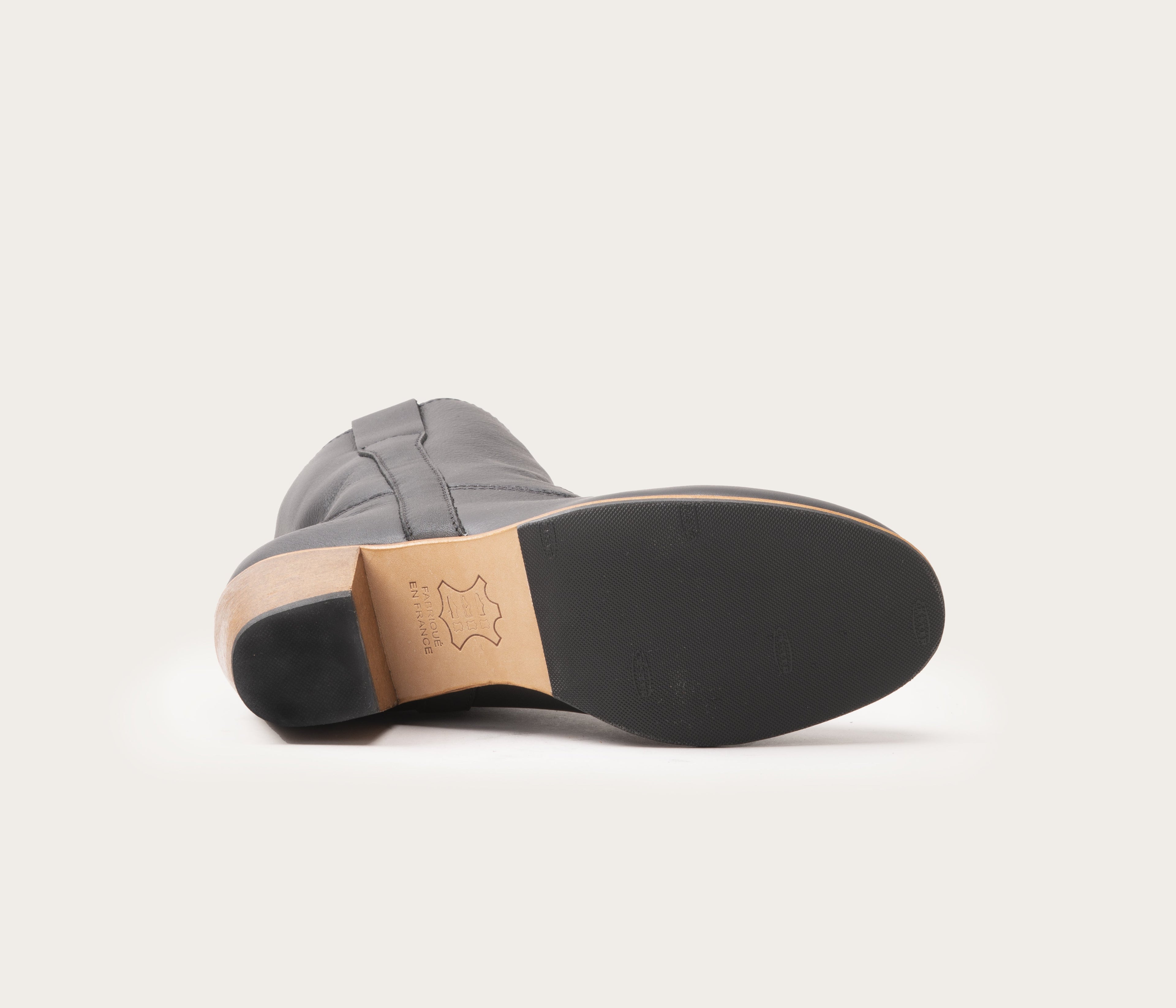 Céleste Bottine Souple Noir - Prix Doux