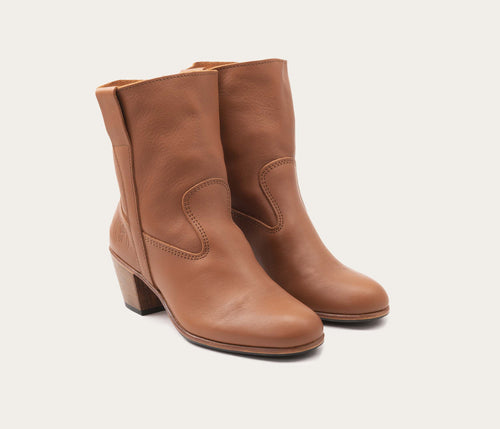 Céleste Bottine Souple Cognac - Prix Doux