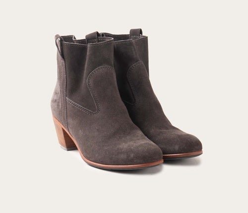 Cely Bottine Velours Graphite - Prix Doux