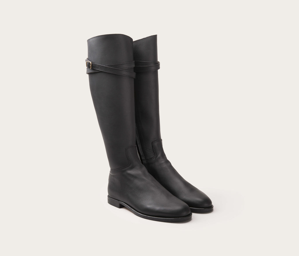 Chantilly Botte Souple Noir dbl Rouge - Prix Doux
