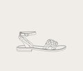 Criss Cross Sandale Personnalisable - Archive