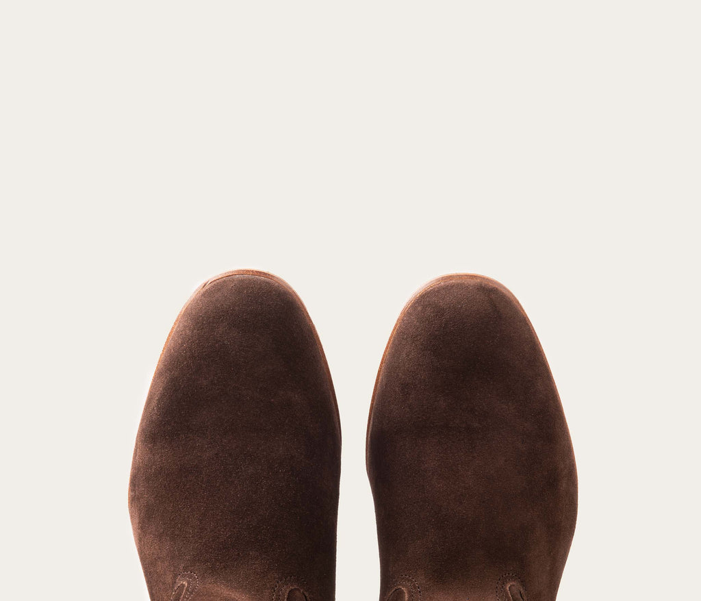 Ella Botte Velours Chocolat