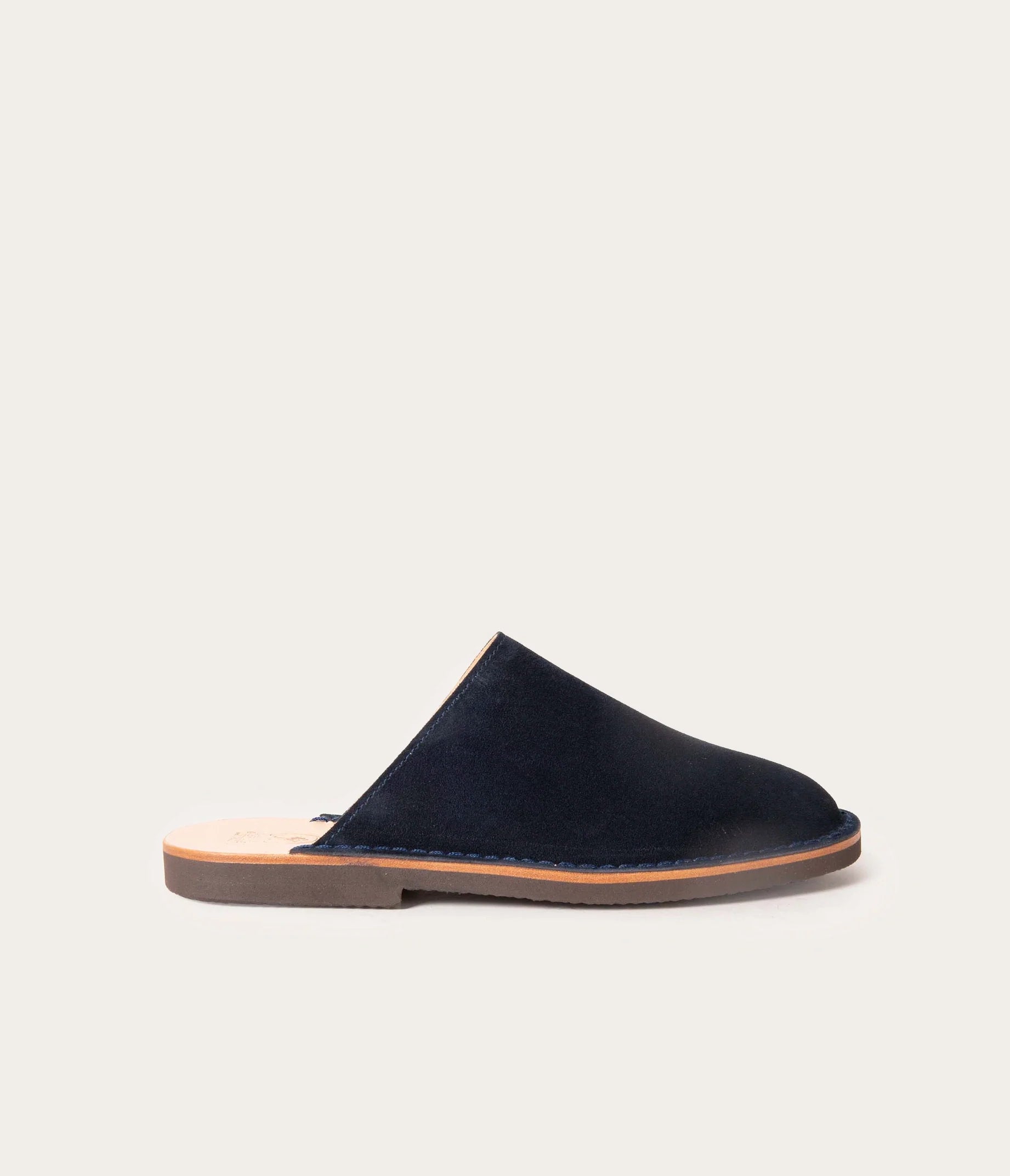 Estérel Mule Homme Velours Bleu