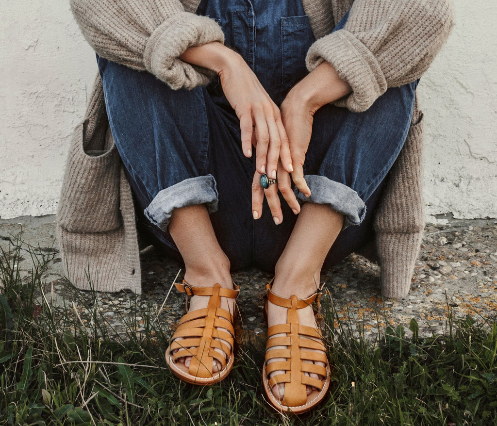 Fisherman sandale femme Naturel