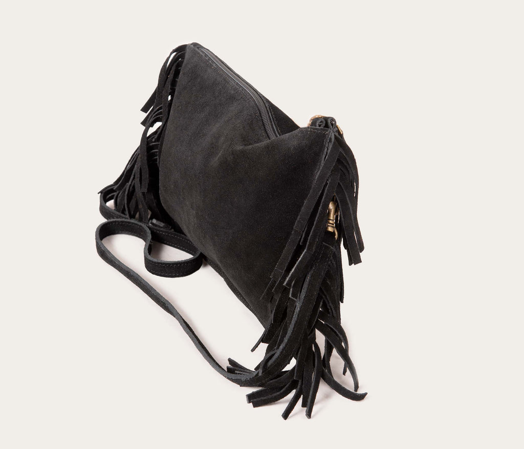 Sac Flo Velours Charbon