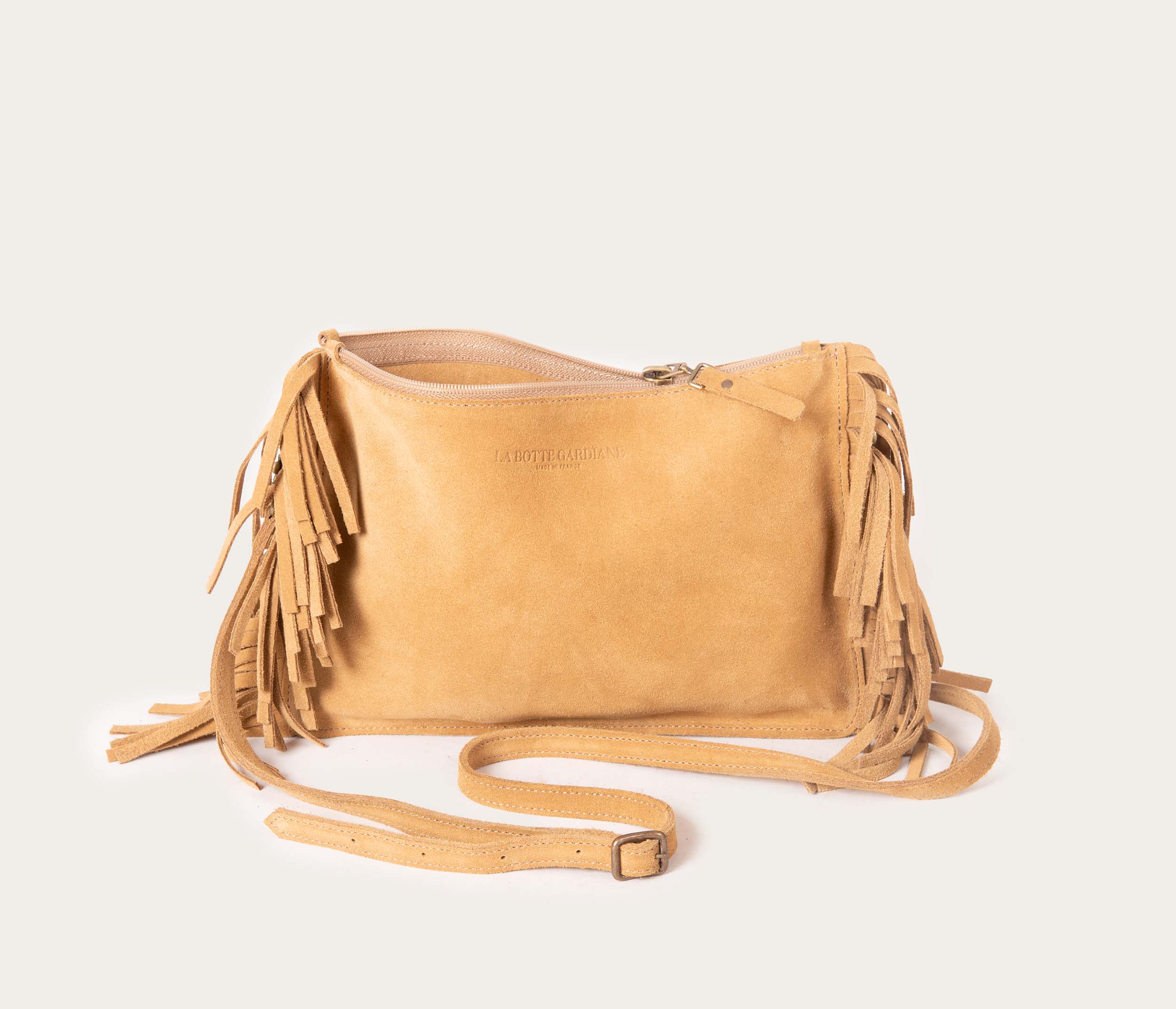 Sac Flo Velours Havane