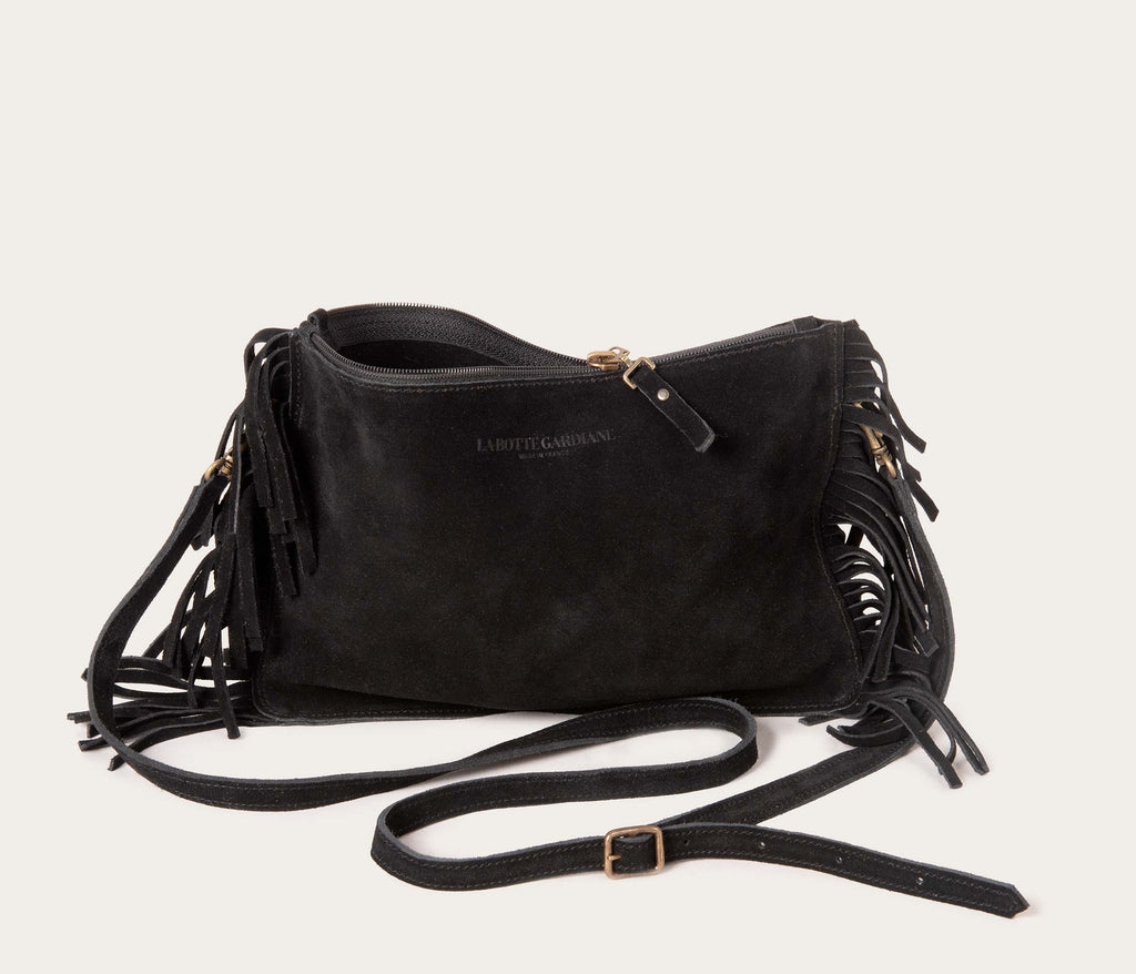 Sac Flo Velours Charbon
