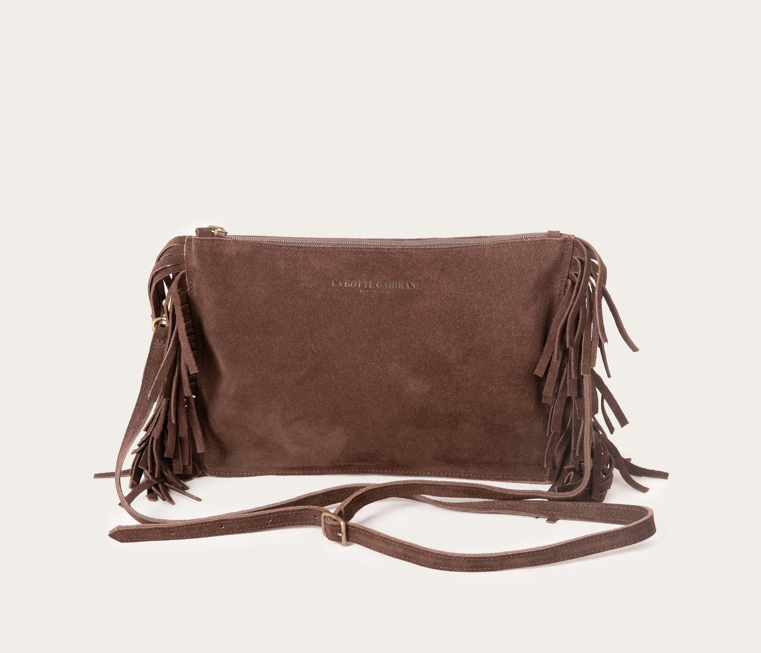 Sac Flo Velours Chocolat