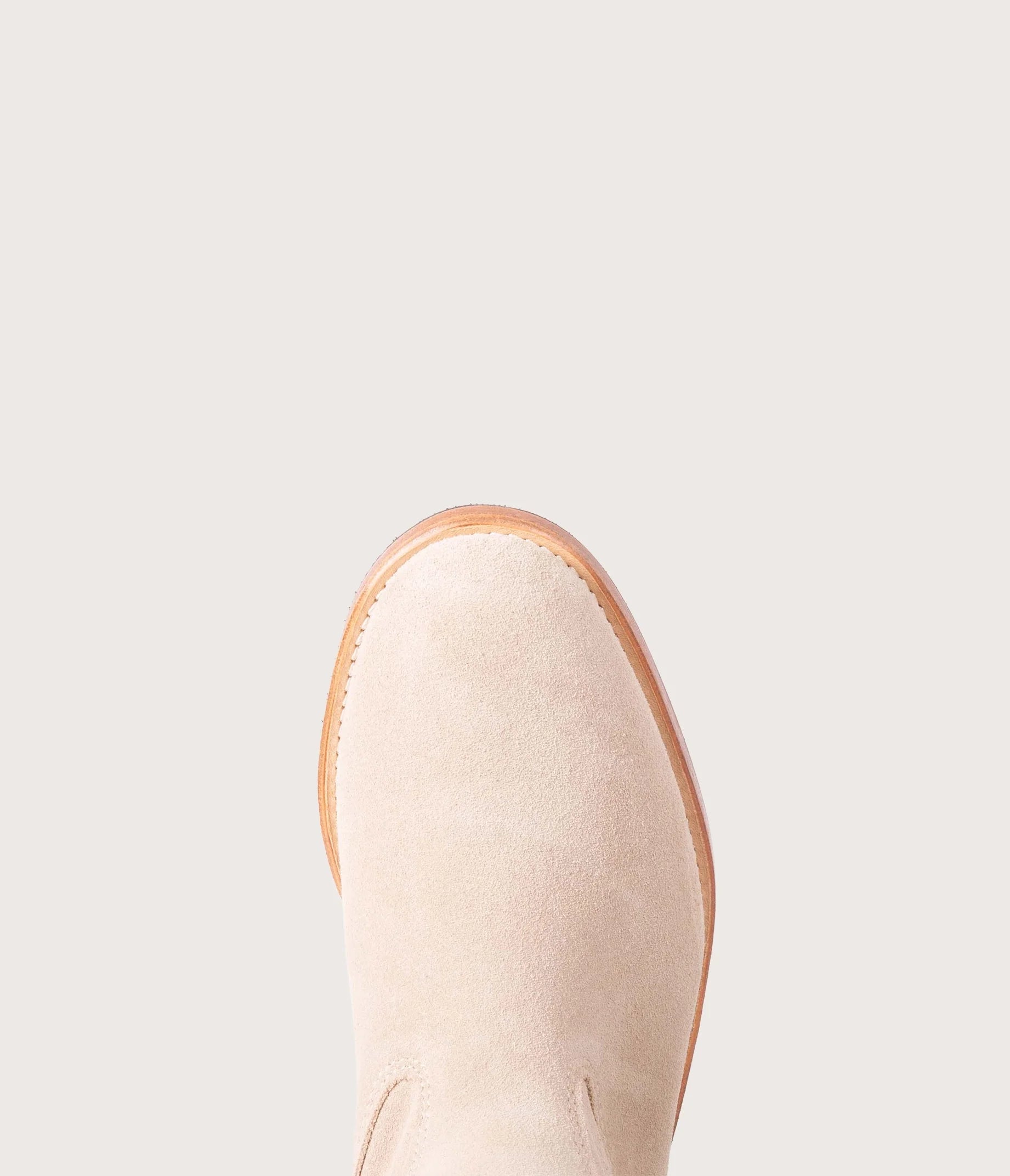Gaïa Botte Velours Beige