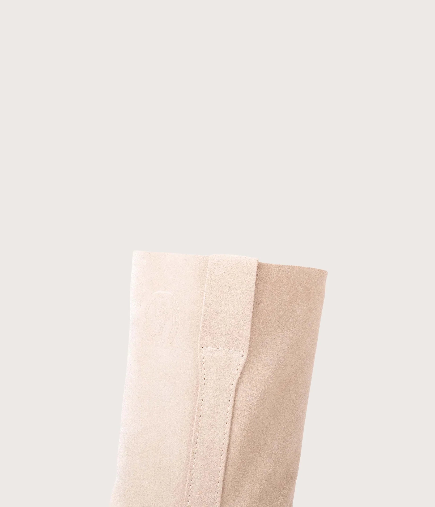 Gaïa Botte Velours Beige