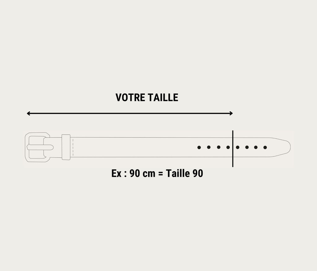 Ceinture 35mm Personnalisable
