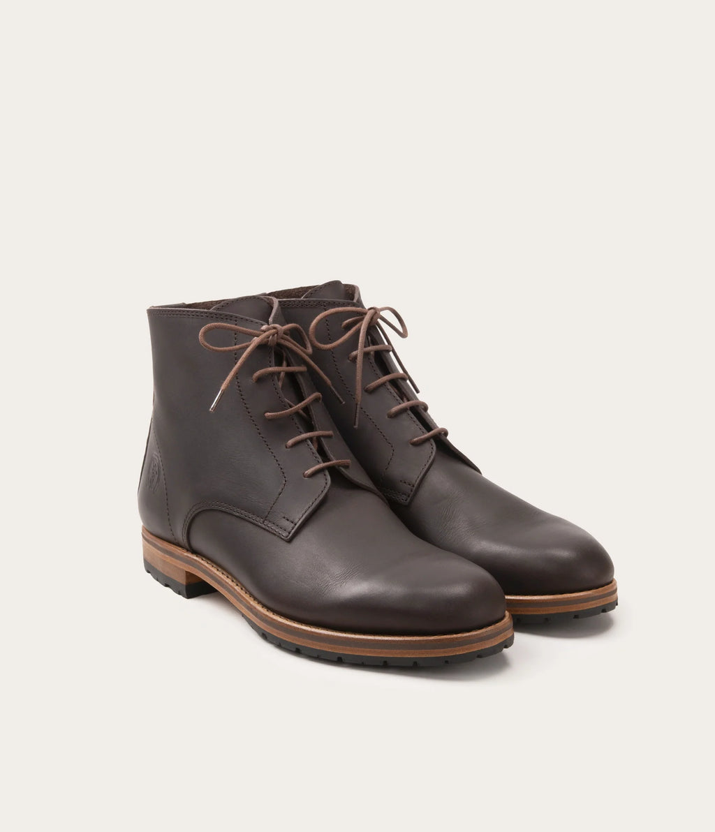 Jules Bottine Homme Café Patins crantés