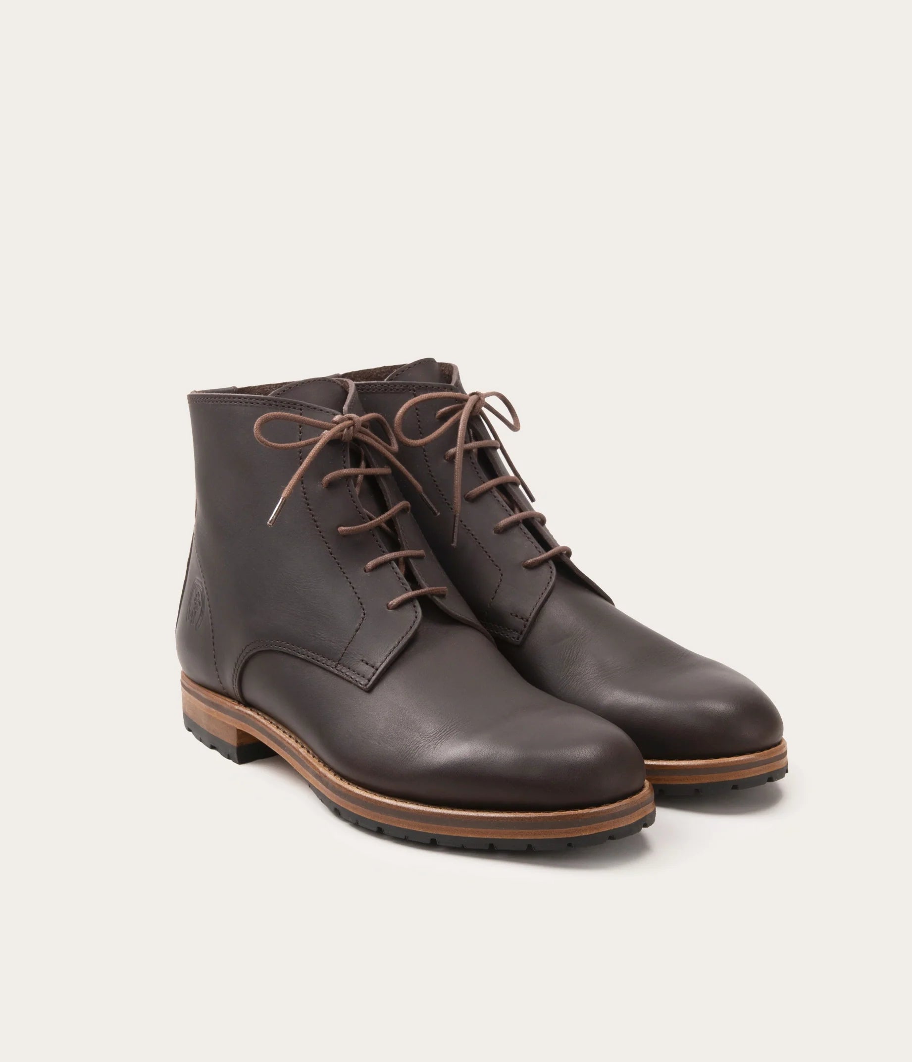 Jules Bottine Homme Café Patins crantés