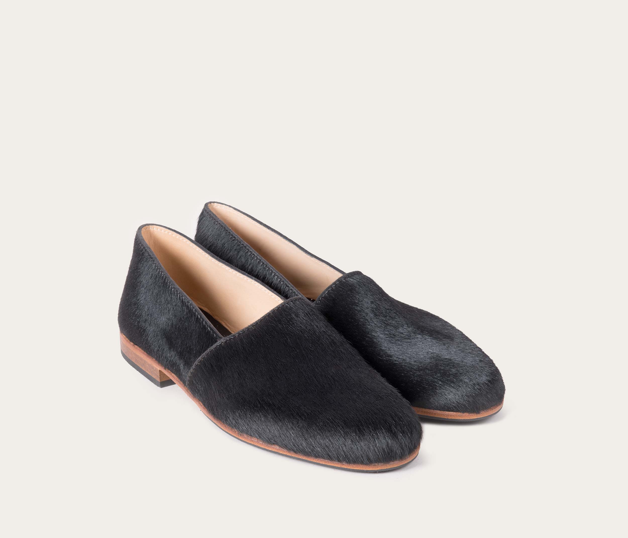 Maury Mocassin Poils Noir