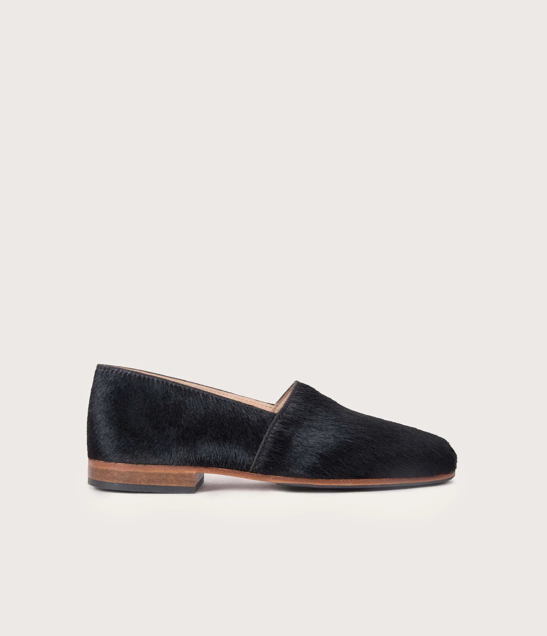 Maury Mocassin Poils Noir