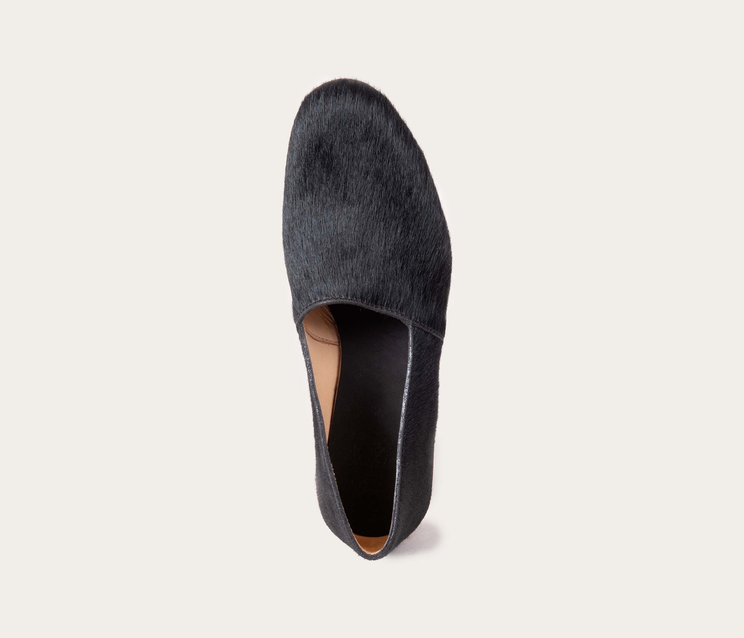 Maury Mocassin Poils Noir