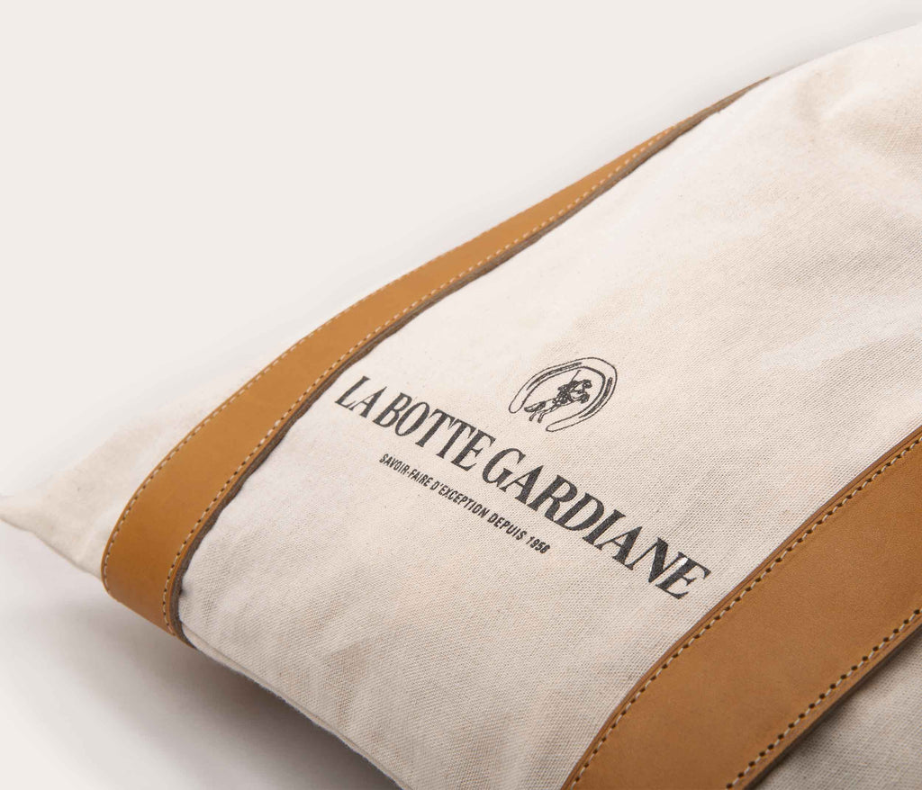 Tote bag Coton & Cuir chêne
