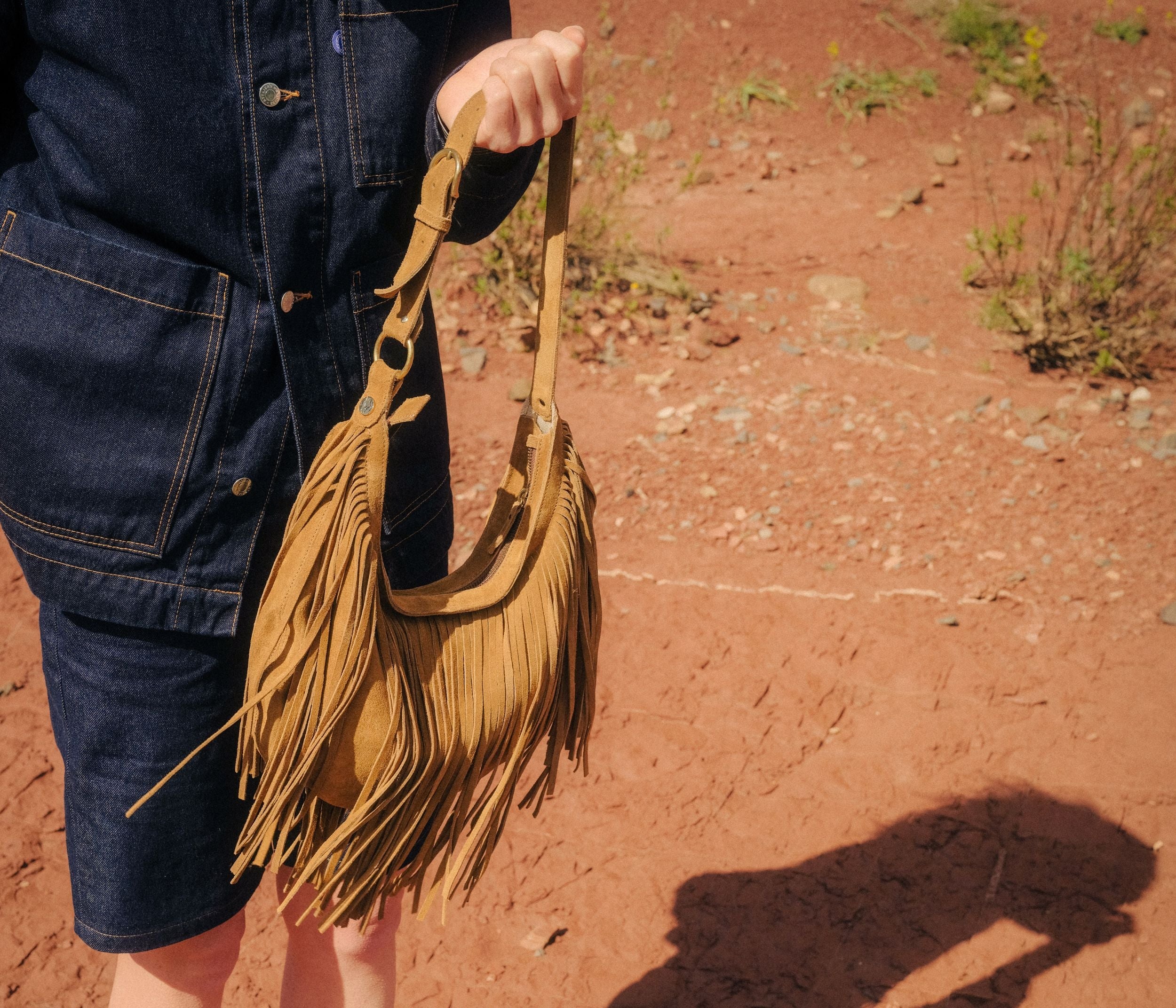 Sac Félix Velours Havane