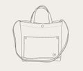 Sac Le Carré Personnalisable