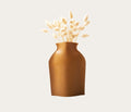 Vase en cuir, Cache-Vase Goulot