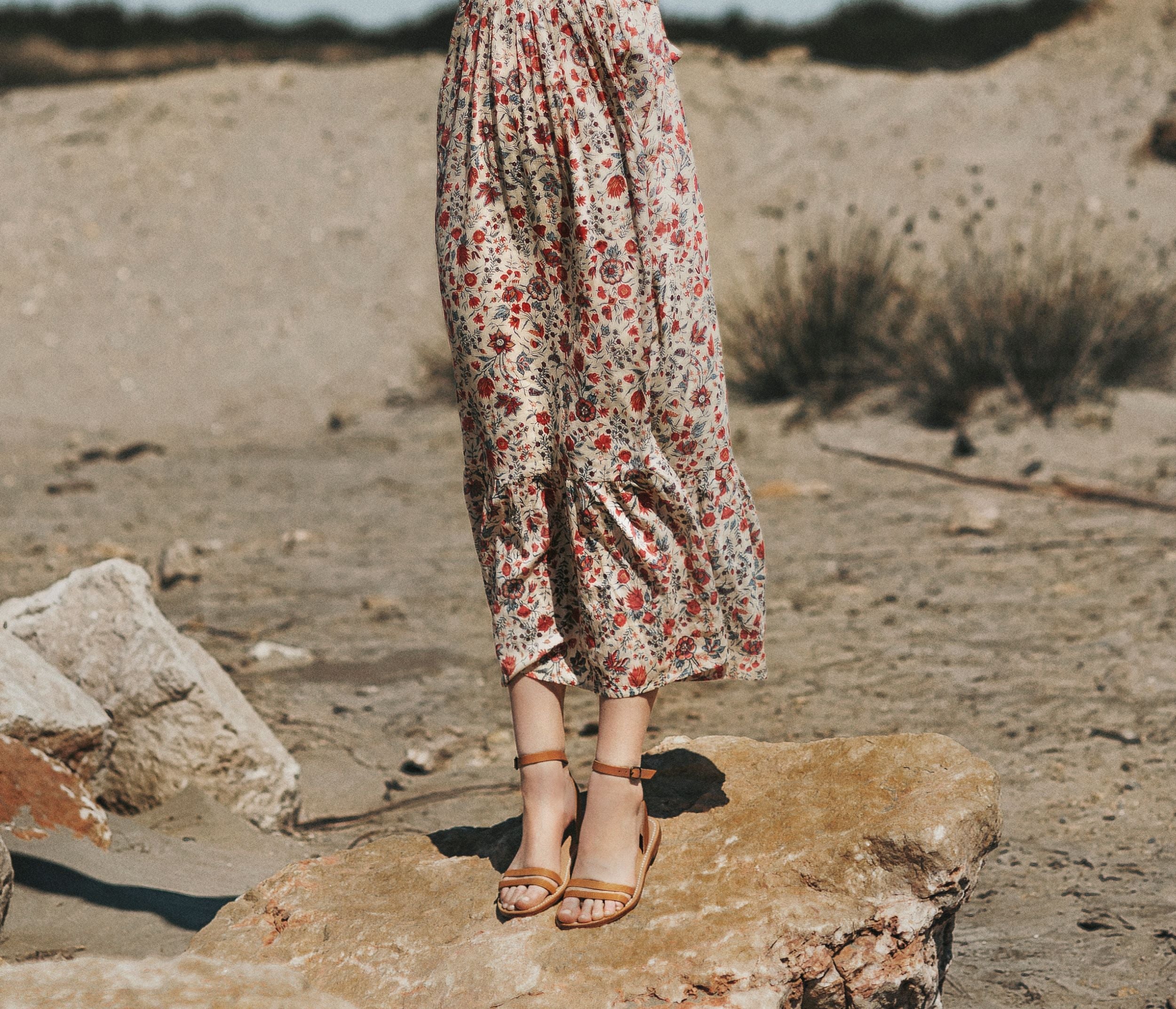Voltaire Sandale Femme Naturel