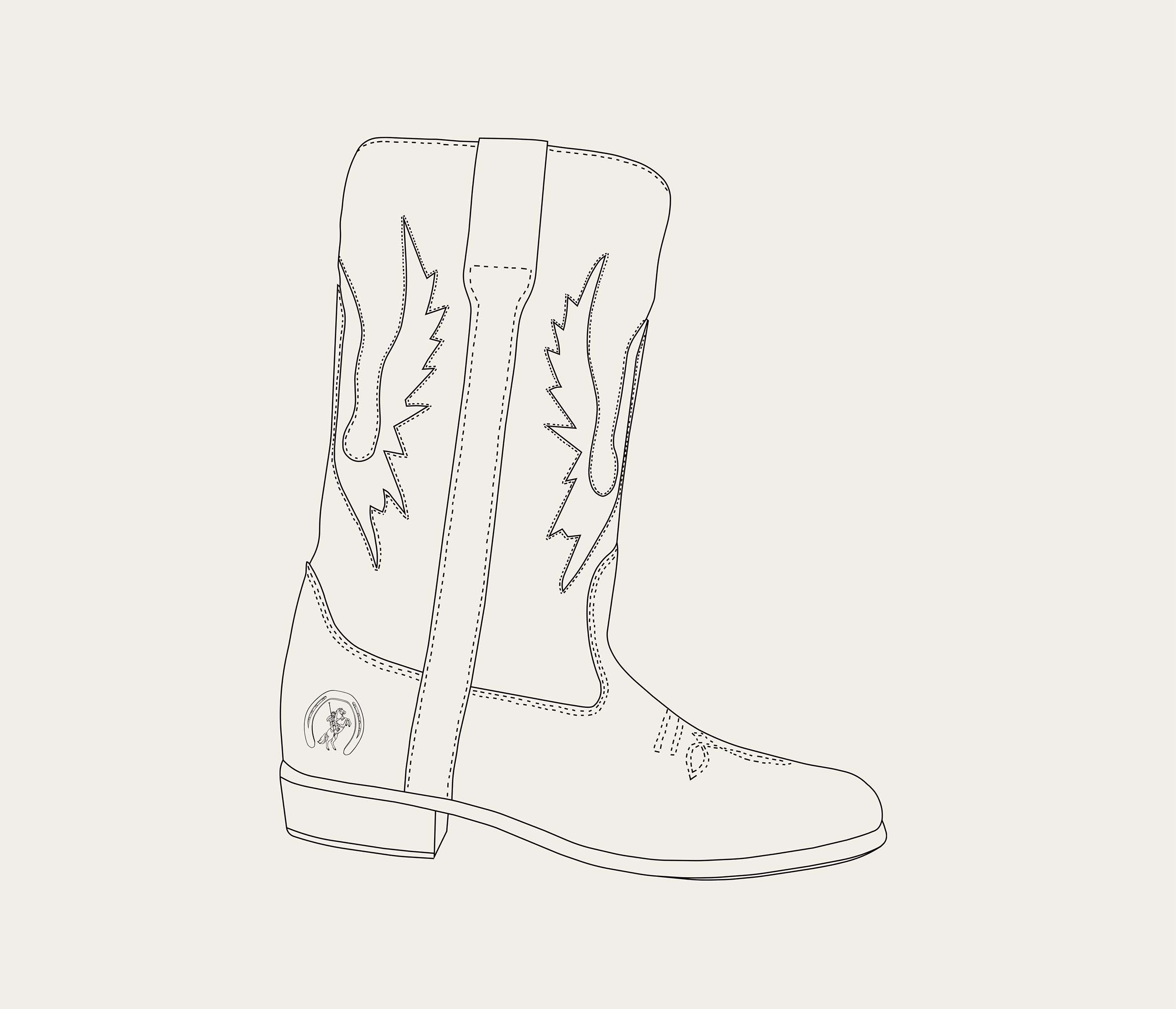 Western Botte Personnalisable