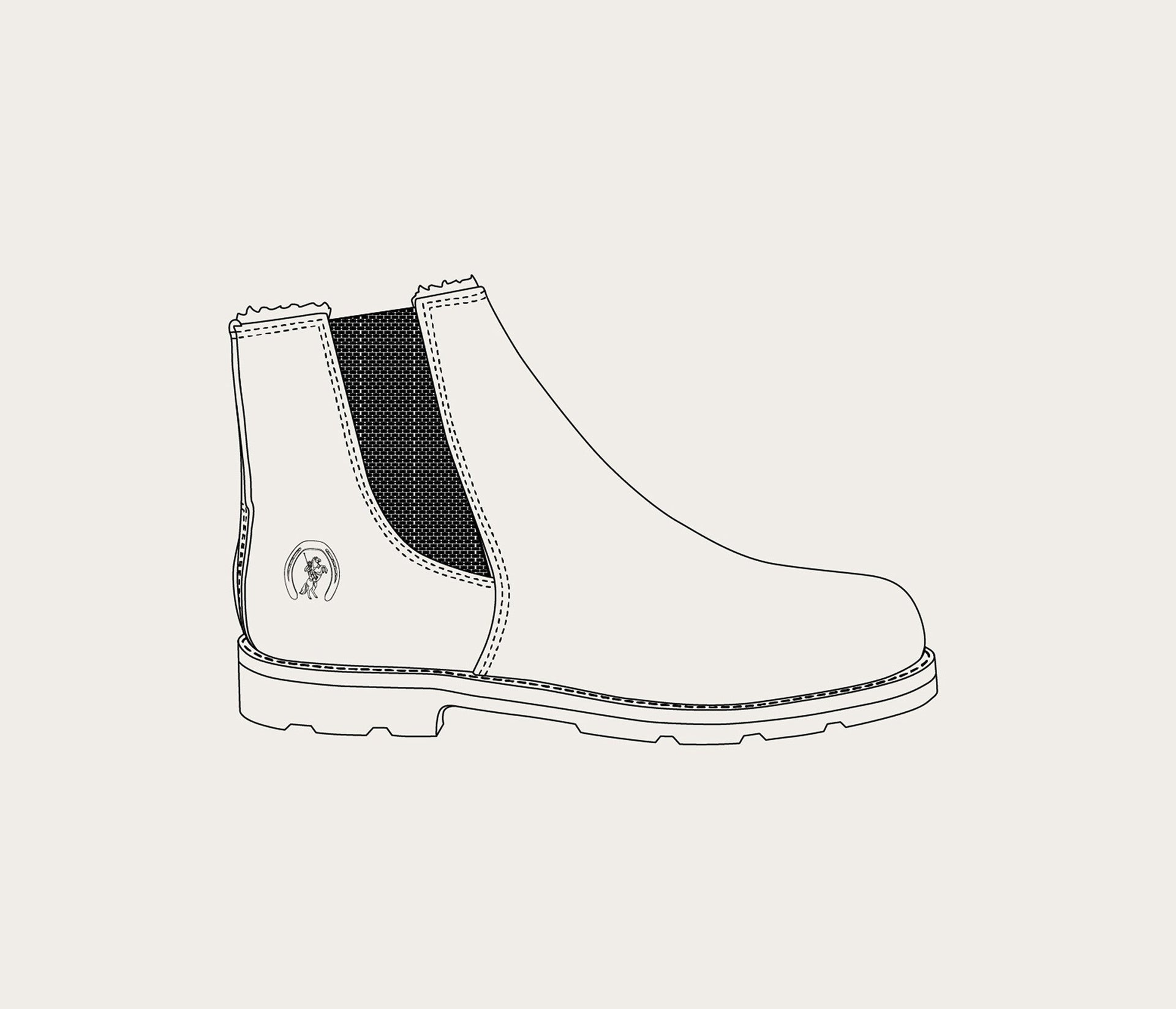 Chamonix Bottine Fourrée Mouton Personnalisable