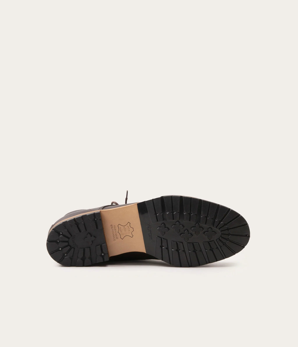 Jules Bottine Homme Café Patins crantés
